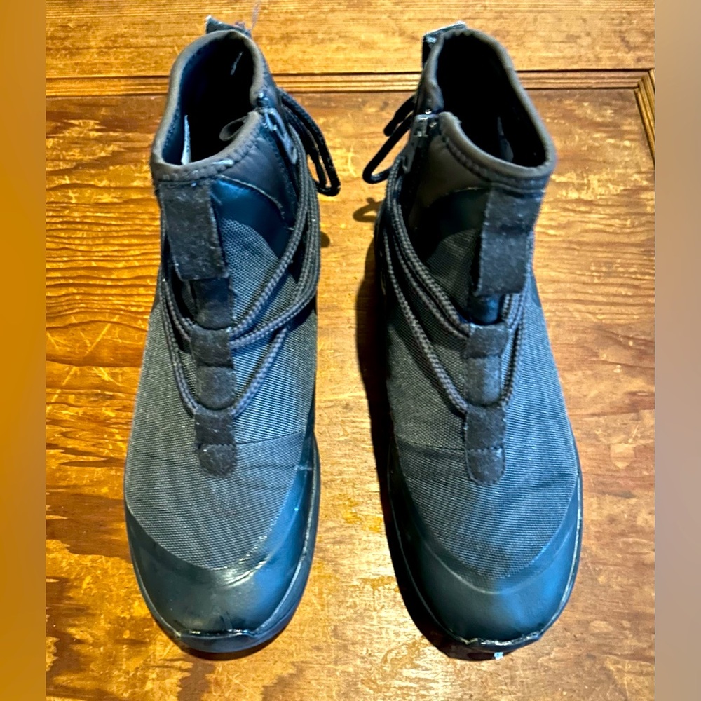 SKYE The Pemberton Orca Black High-Top Sneakers  Wraparound Laces waterproof